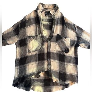 Zara Distressed Flannel